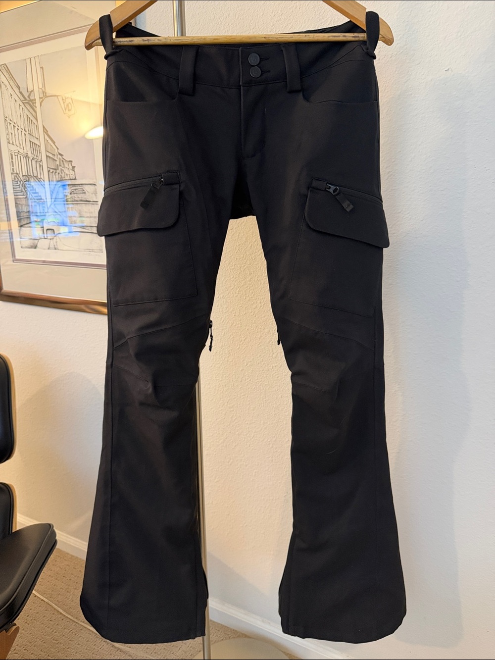 Burton- womens Black Ski Pants- Size XS - GUC